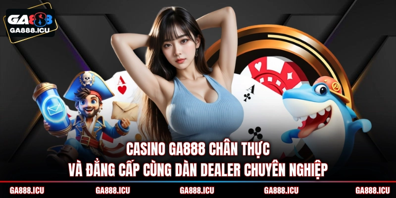 Casino GA888 chân thực và đẳng cấp cùng dàn dealer chuyên nghiệp